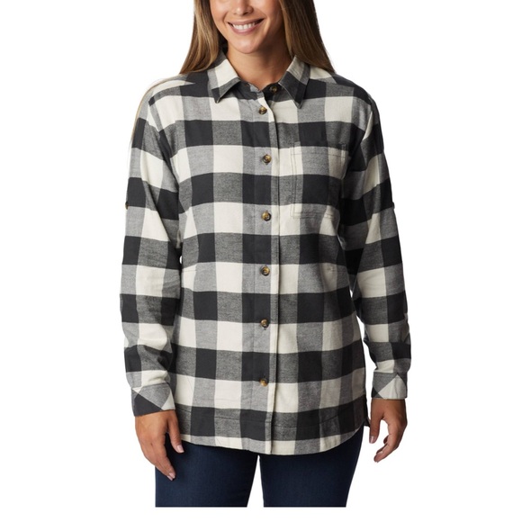 Columbia NWT Holly Hideway Flannel Shirt …100% Cotton Plus Size 2X Retail $90 - Picture 1 of 9
